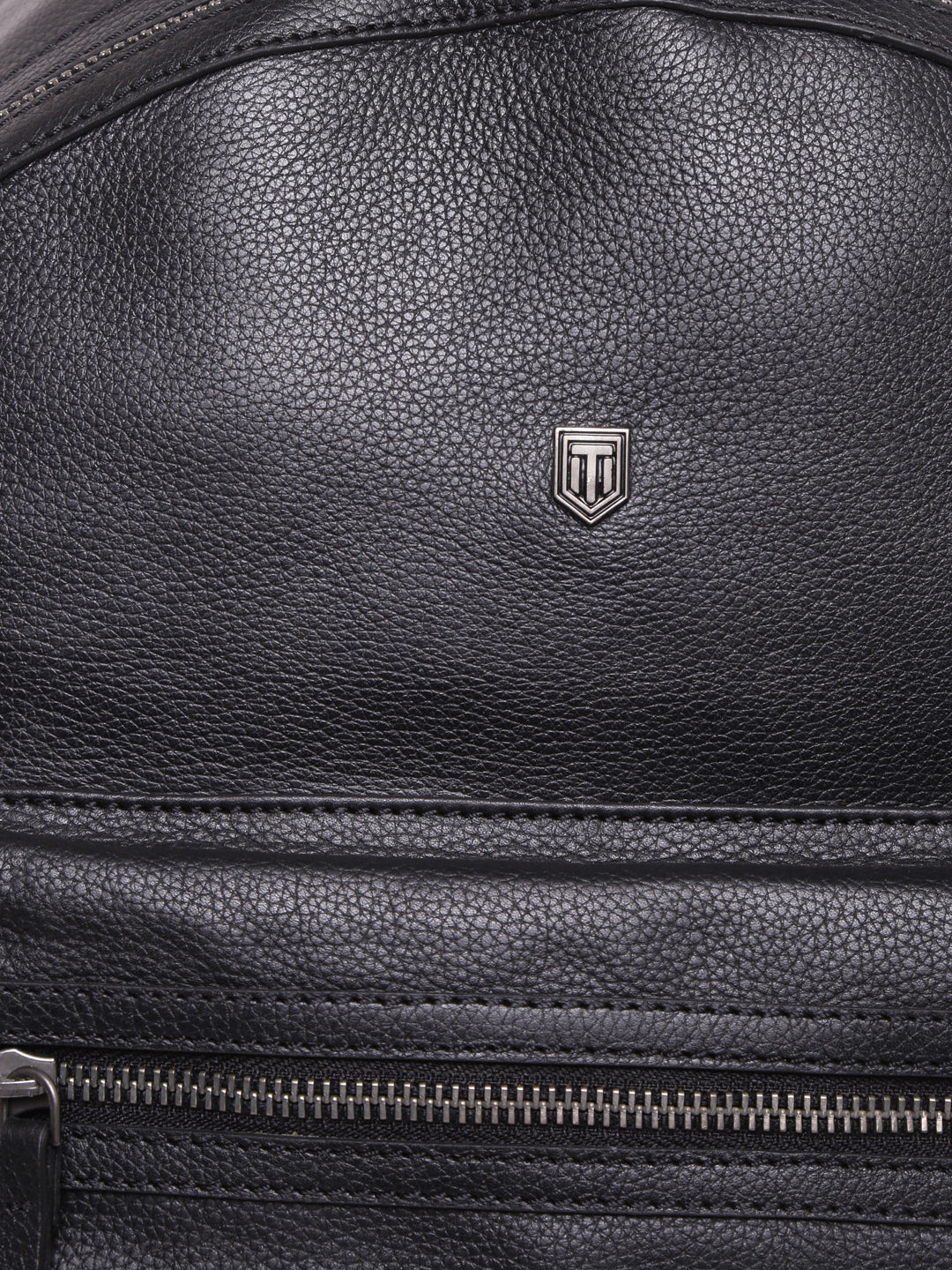 TL FRONT POCKET LEATHER BACKPACK