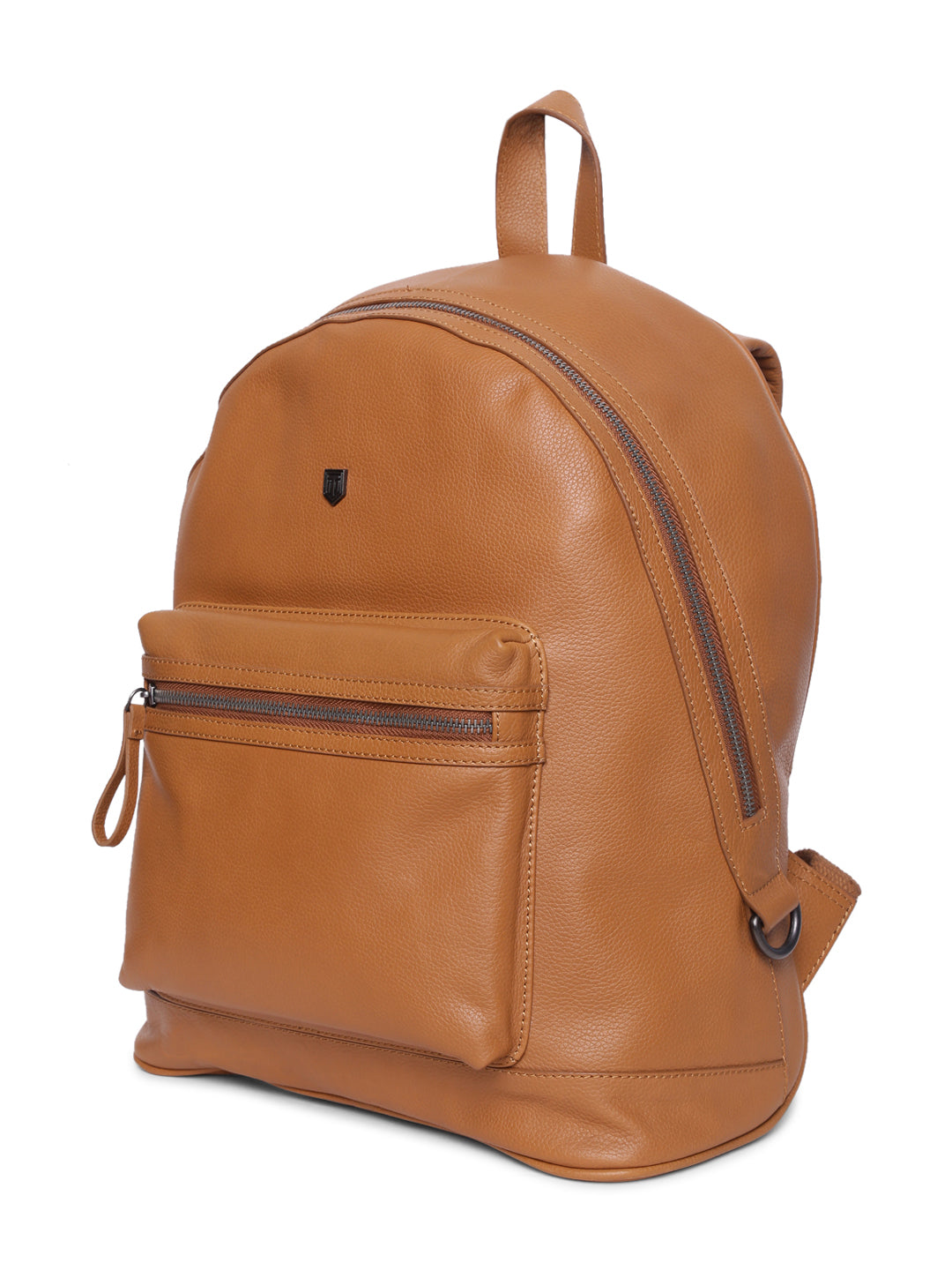 TL FRONT POCKET LEATHER BACKPACK