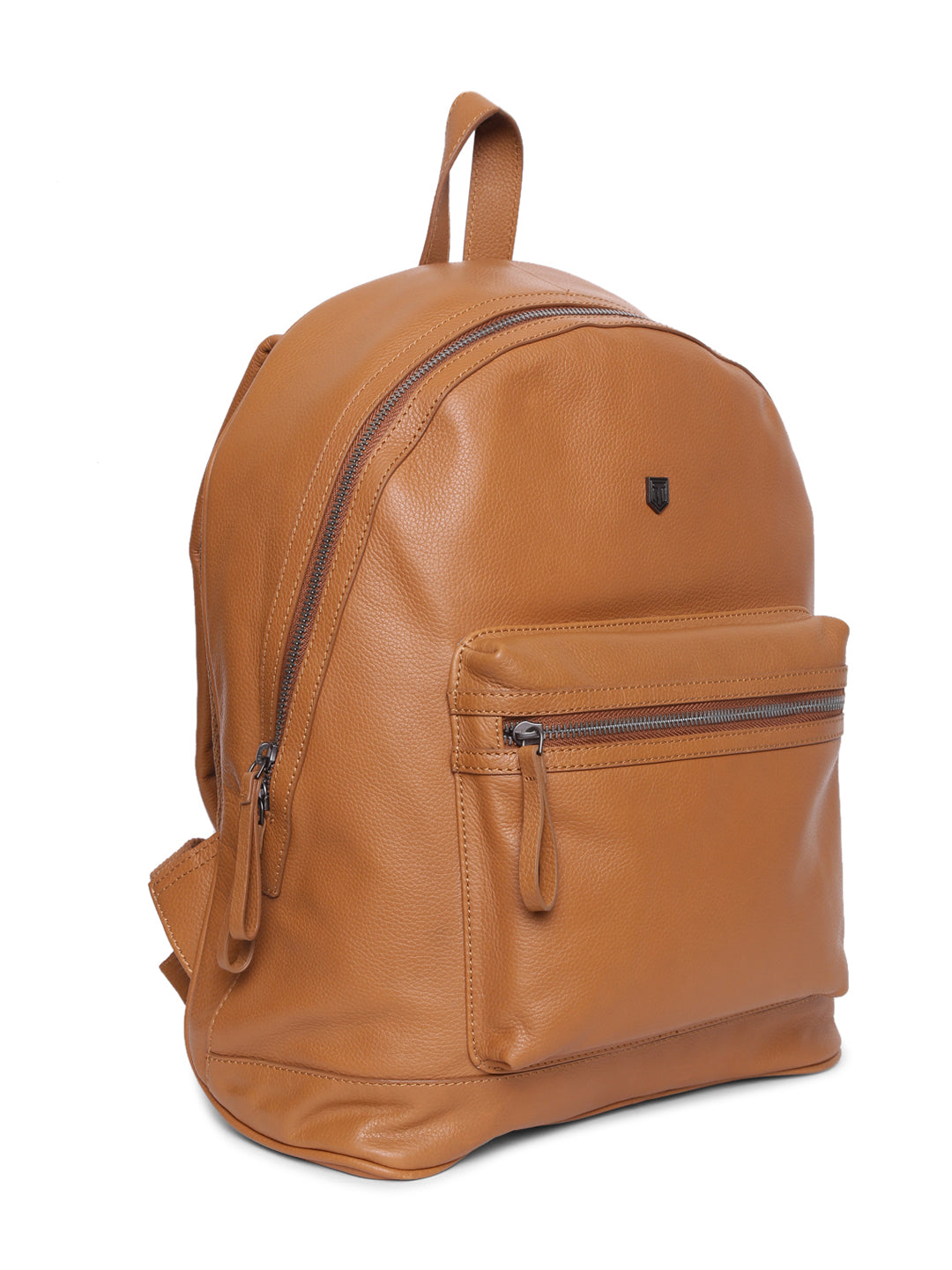 TL FRONT POCKET LEATHER BACKPACK