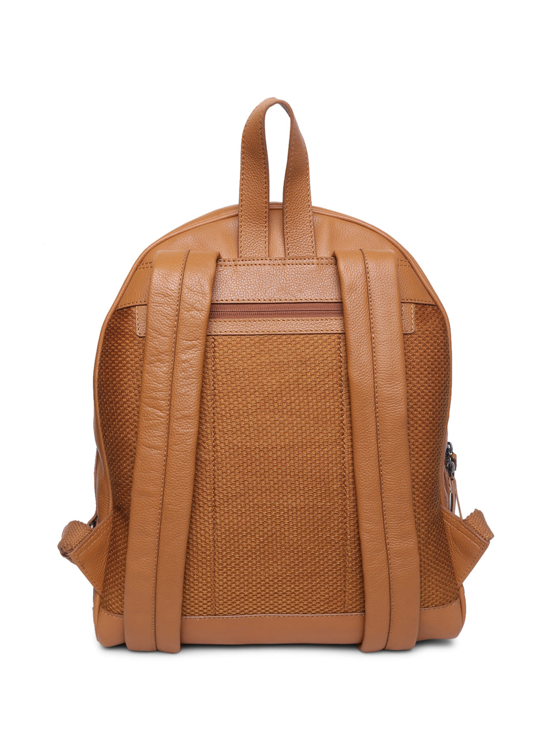 TL FRONT POCKET LEATHER BACKPACK