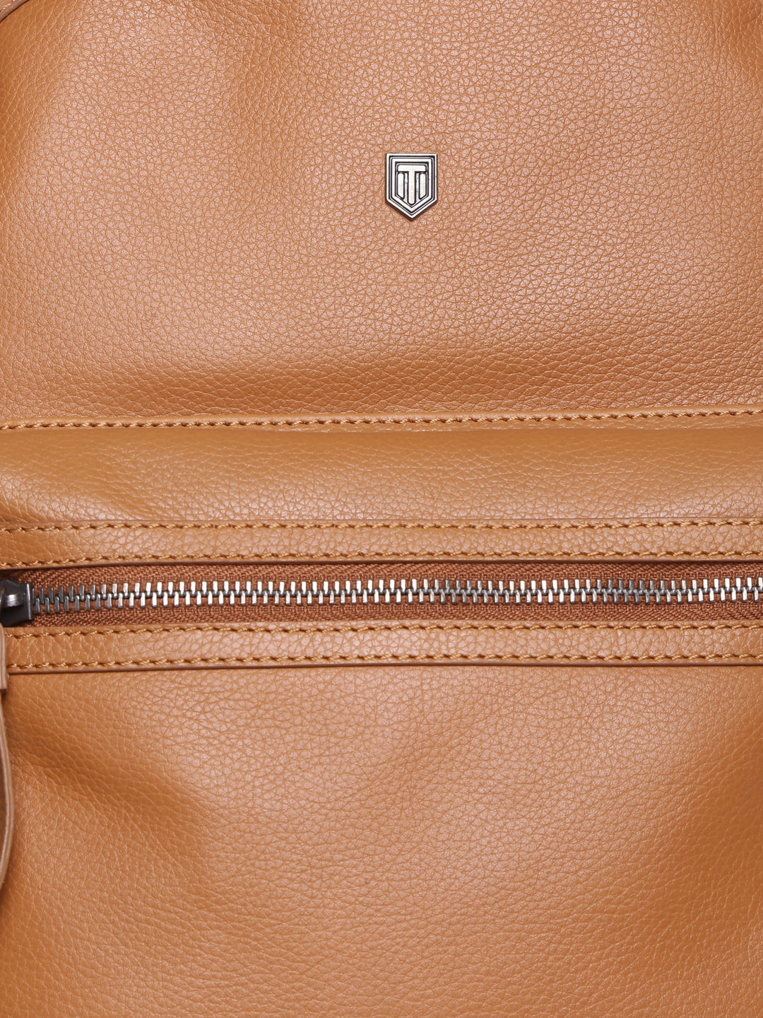 TL FRONT POCKET LEATHER BACKPACK