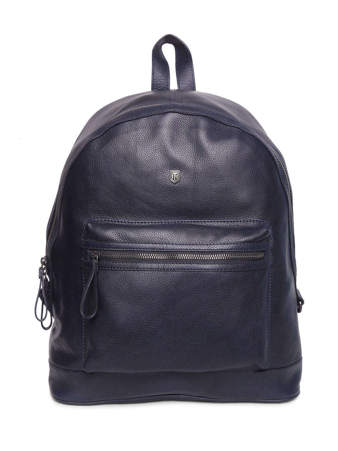 TL FRONT POCKET LEATHER BACKPACK