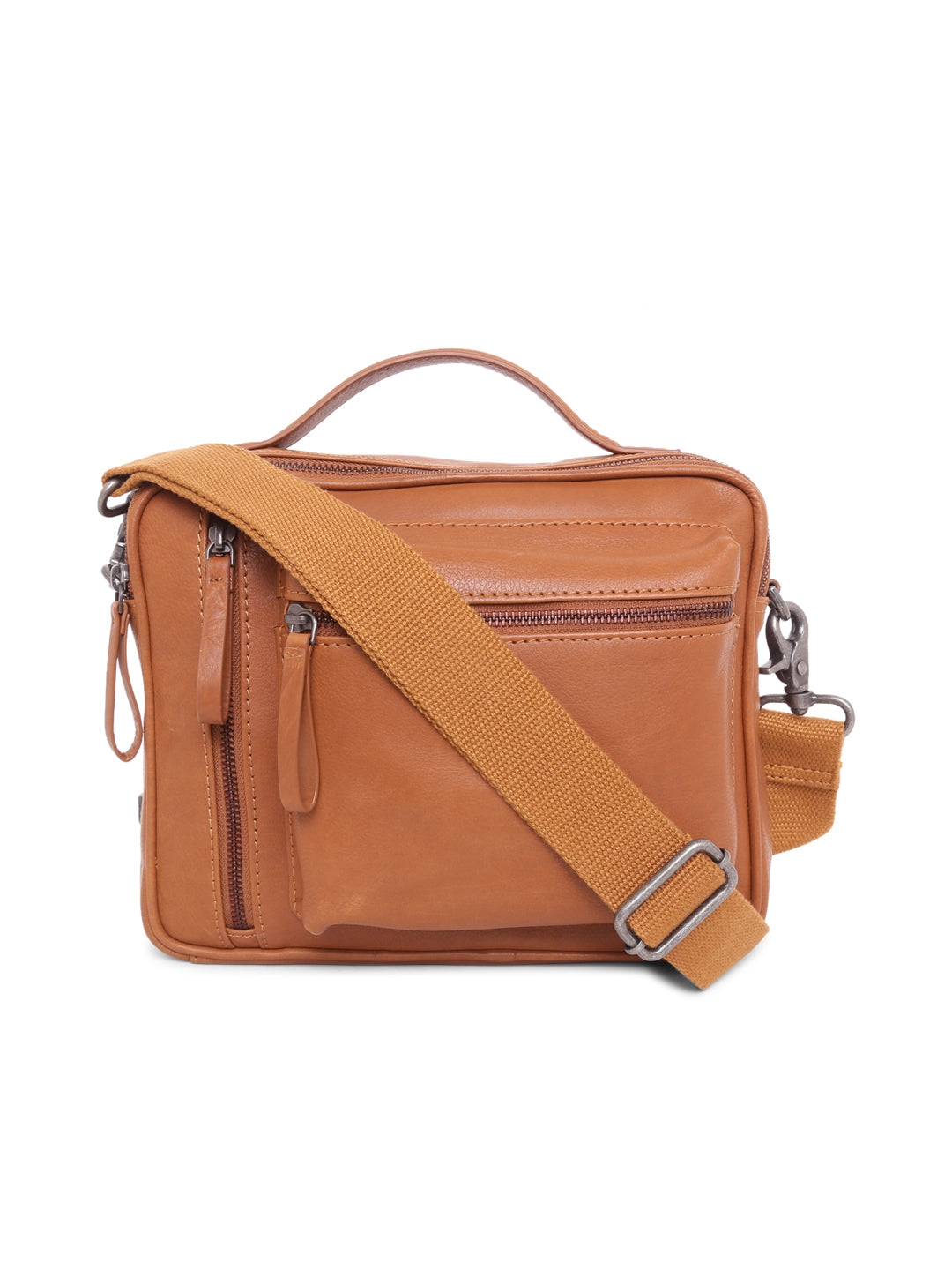 TL DUAL FRONT POCKET CROSS BODY BAG