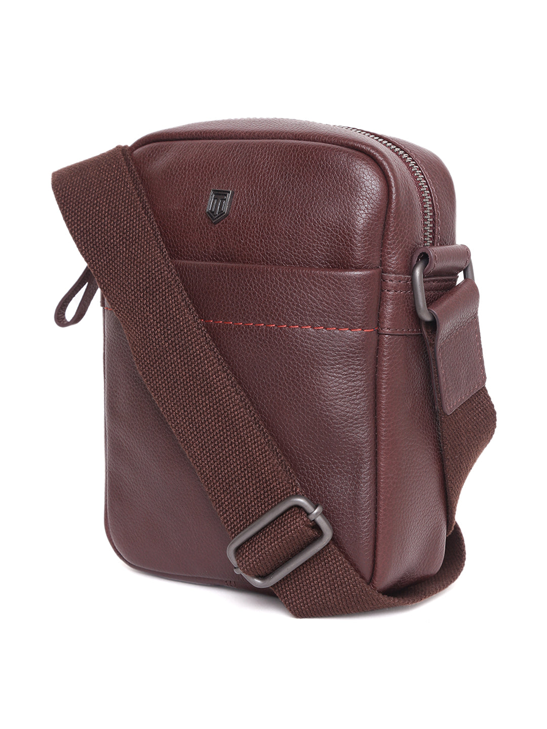 TL SIGNATURE CROSSBODY LEATHER BAG