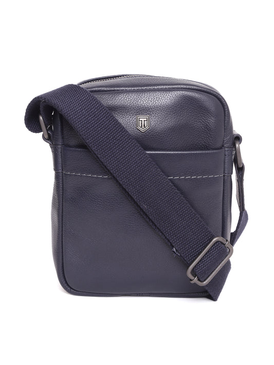 TL SIGNATURE CROSSBODY LEATHER BAG