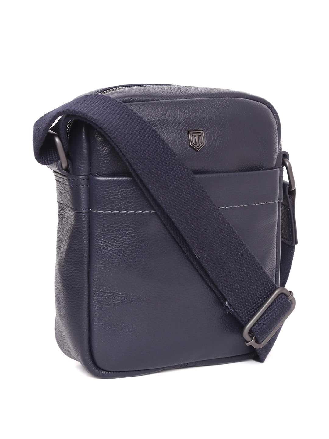 TL SIGNATURE CROSSBODY LEATHER BAG