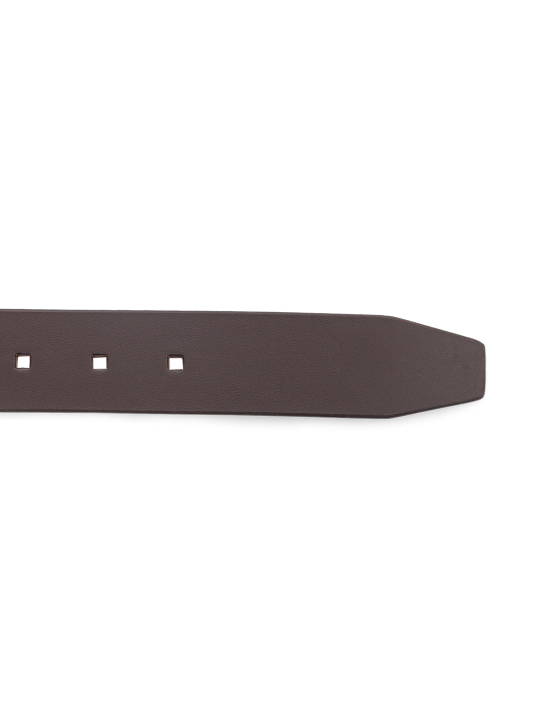 TL MEN'S SOLID BROWN COLOR BELT