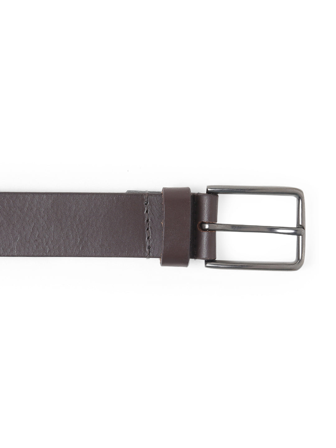 TL MEN'S BROWN BELT WITH SQUARE HOLE