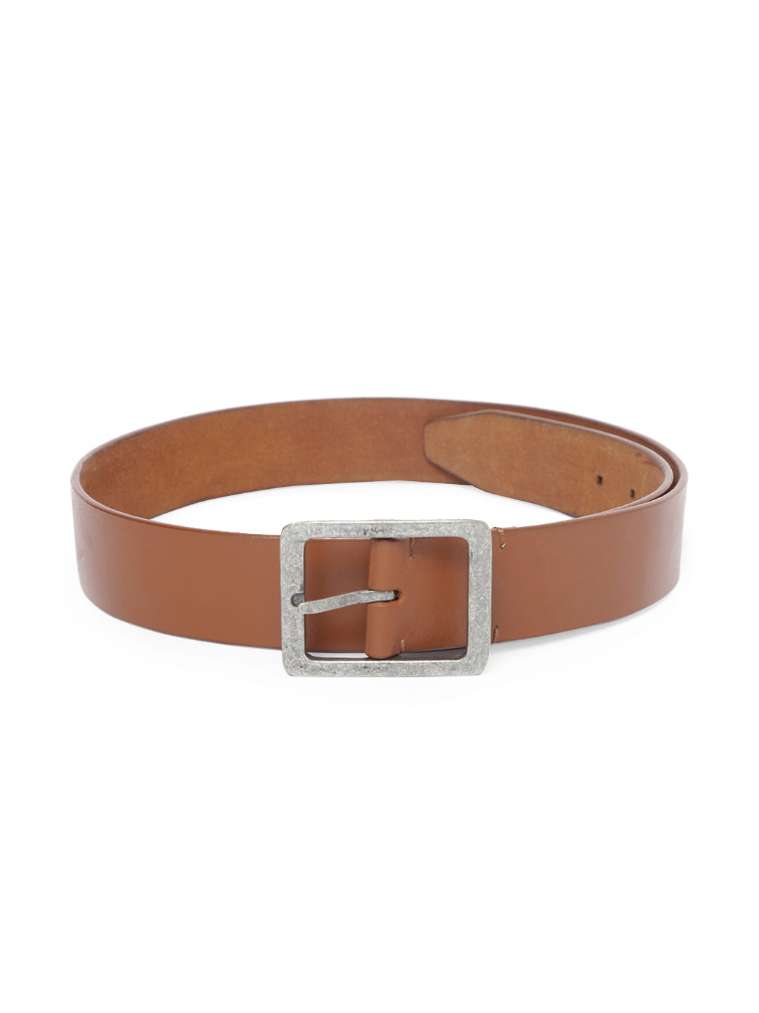 TL SQUARE TIP MEN'S TAN COLOR BELT