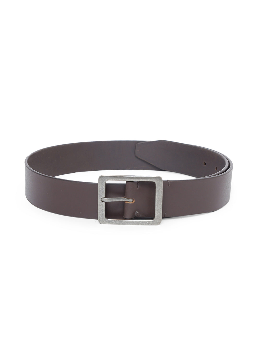 TL SQUARE TIP BROWN COLOR BELT FOR MEN