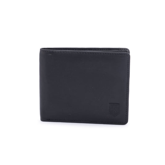 TL MEN'S BLACK BIFOLD WALLET