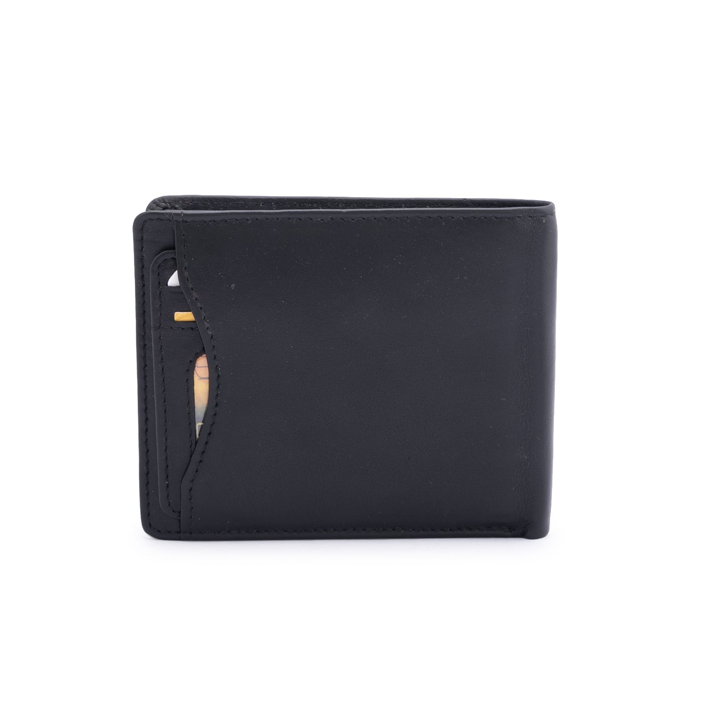 TL MEN'S BLACK BIFOLD WALLET