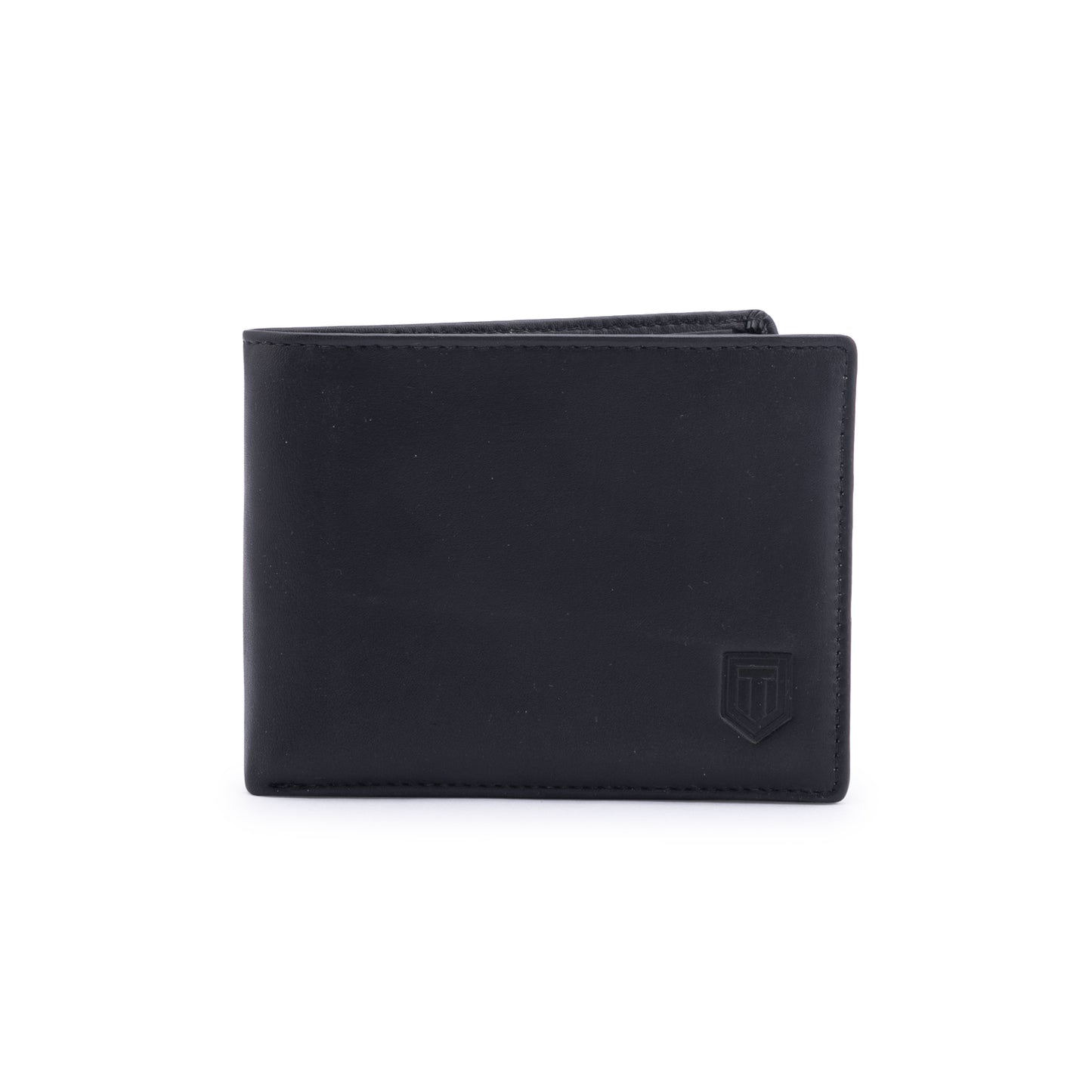 TL MEN'S BLACK REMOVABLE CARD HOLDER WALLET