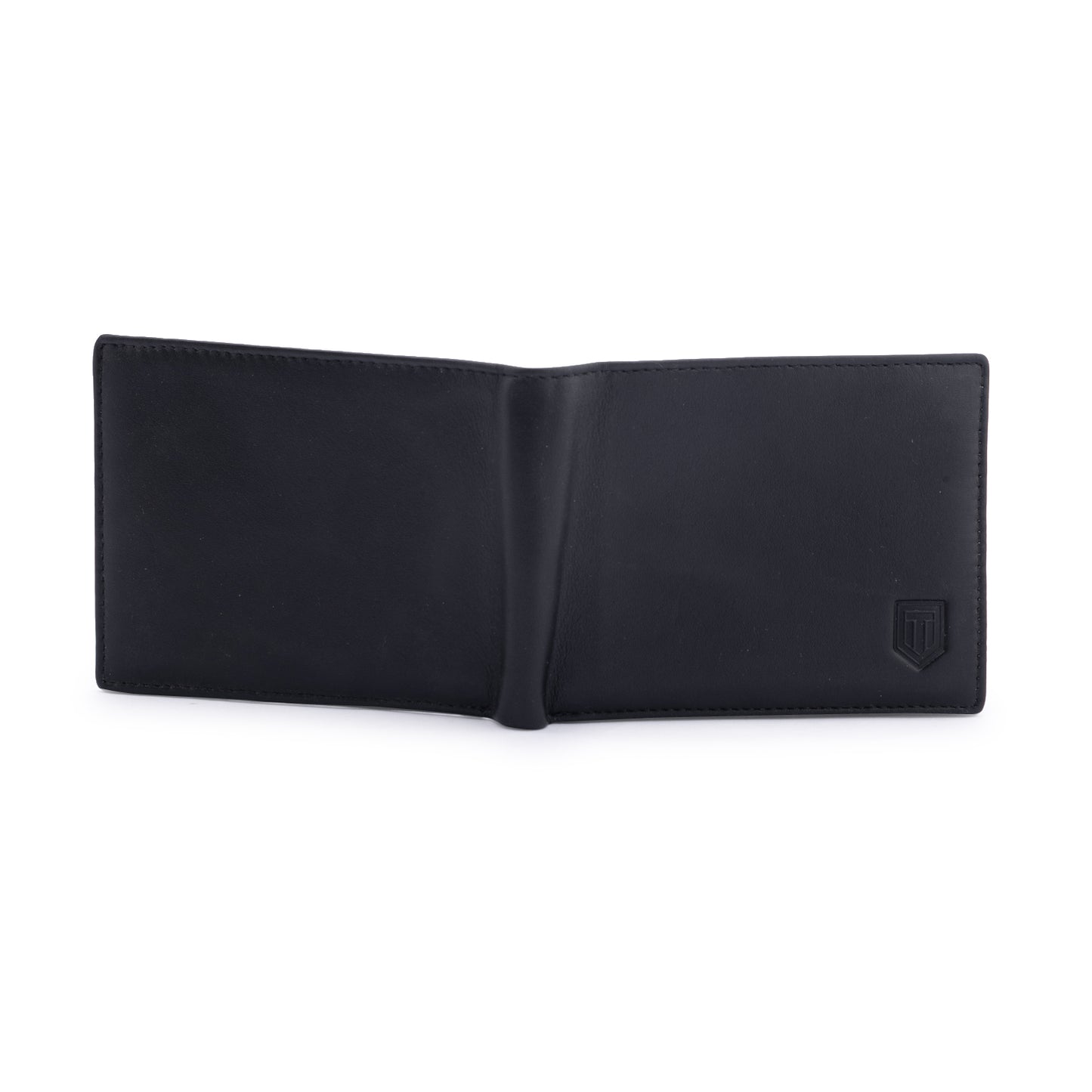 TL MEN'S BLACK REMOVABLE CARD HOLDER WALLET