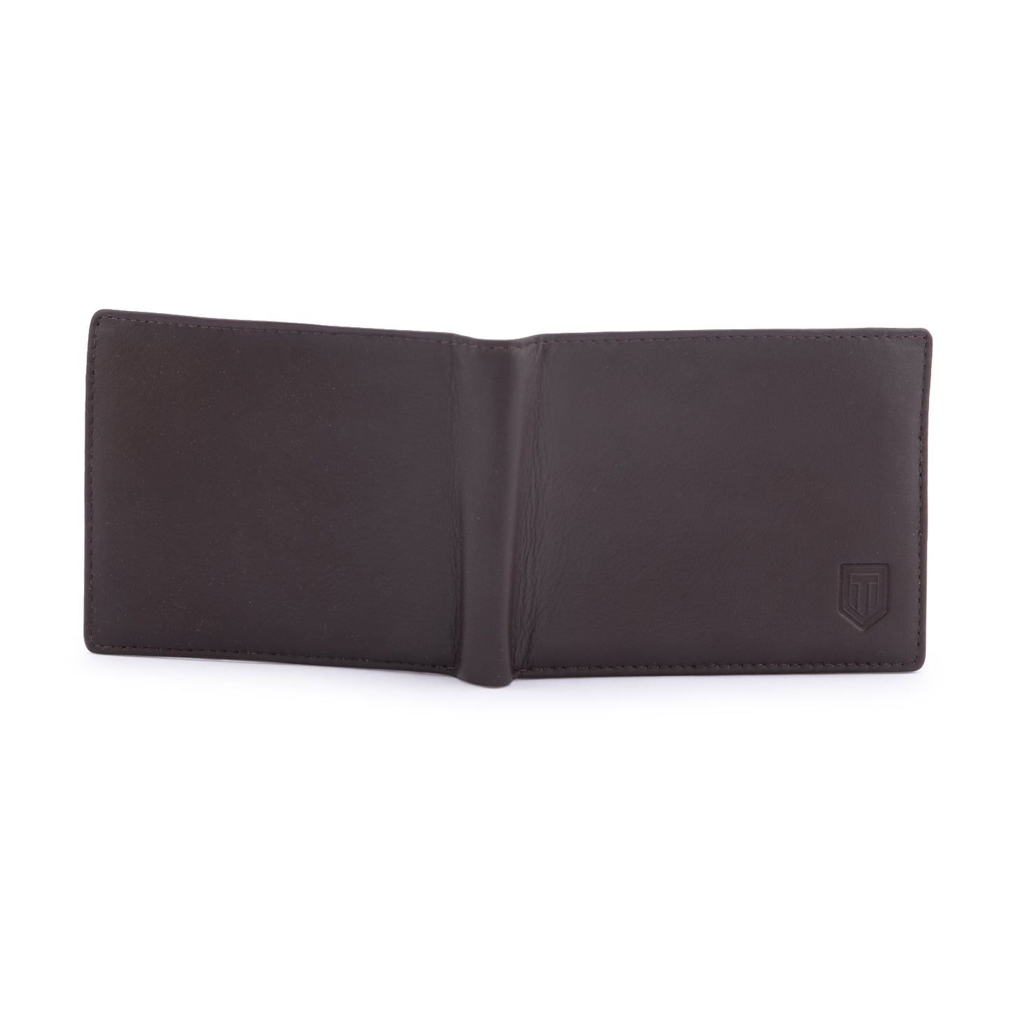 TL MEN'S BROWN REMOVABLE CARD HOLDER WALLET